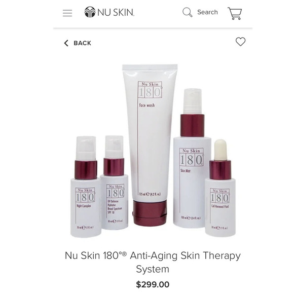 Nu Skin 180 Anti Aging Skin Therapy System Retail $299 NEW - Picture 3 of 7